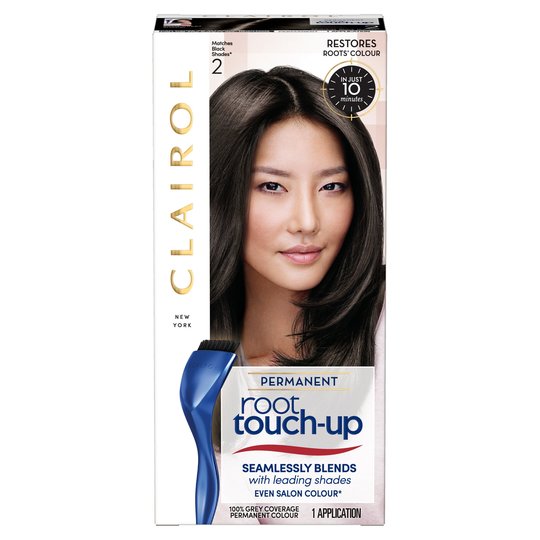 Clairol Root TouchUp Permanent Hair Color Creme, 2 Black Vantage