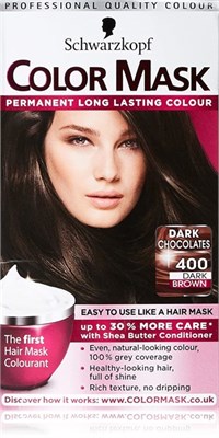 Schwarzkopf Color Mask 400 Dark Brown Permanent Hair Dye