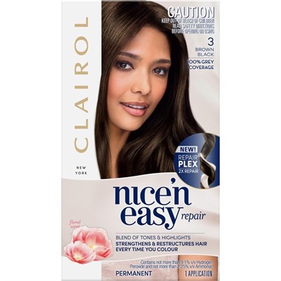 Clairol Nice&#39;n Easy 3 Brown Black